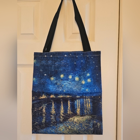 Van Gogh Starry Night Tote Bag - Picture 5 of 5